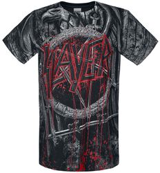 Black Eagle Allover, Slayer, T-Shirt Manches courtes