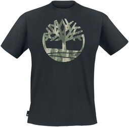 Kennebec River - T-Shirt Logo Arbre Camouflage, Timberland, T-Shirt Manches courtes