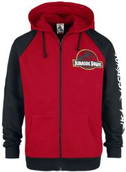 Logo Classique, Jurassic Park, Sweat-shirt zippé à capuche