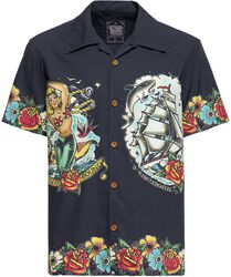 Tropical Hawaiian-style deluxe, King Kerosin, Chemise manches courtes