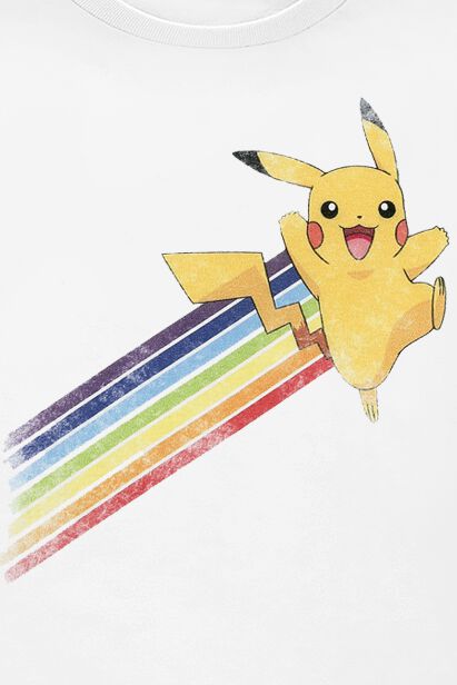 Pikachu - Arc-En-Ciel | Pokémon T-shirt | EMP