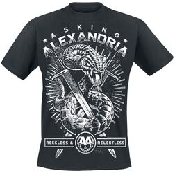Snake, Asking Alexandria, T-Shirt Manches courtes