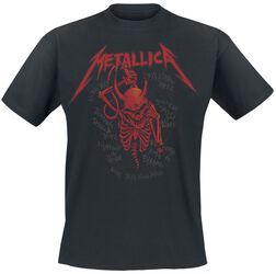 Skull Screaming Red 72 Seasons, Metallica, T-Shirt Manches courtes
