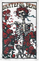 Skeleton & Rose, Grateful Dead, Drapeau