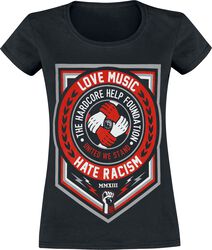 Love Music, Hardcore Help Foundation, T-Shirt Manches courtes