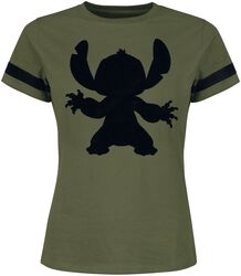Silhouette, Lilo & Stitch, T-Shirt Manches courtes