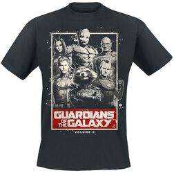 Vol. 3 - The Guardians, Les Gardiens De La Galaxie, T-Shirt Manches courtes