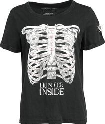 Hunter Inside, Supernatural, T-Shirt Manches courtes