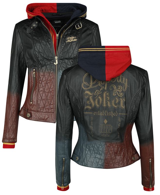 Veste cuir Harley Quinn Suicide Squad