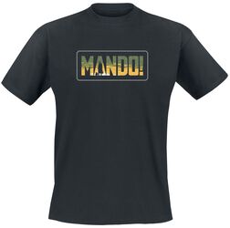 The Mandalorian - Mando - Cut-out, Star Wars, T-Shirt Manches courtes