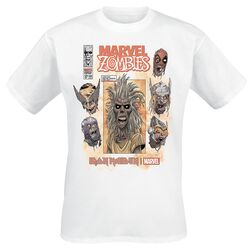 Iron Maiden x Marvel Collection - Zombie Eddie Comic, Iron Maiden, T-Shirt Manches courtes