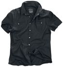 Wire Shirt, Black Premium by EMP, Chemise manches courtes