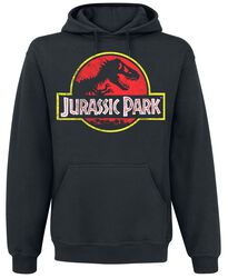 Logo Délavé, Jurassic Park, Sweat-shirt à capuche