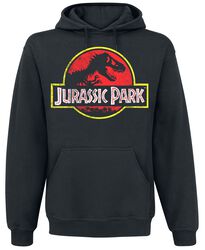 Jurassic Park Classic Logo Men's Hooded Sweatshirt Jurassic Park Classic Logo Men's Hooded Sweatshirt