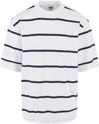 T-Shirt Rayé Manches Oversize, Urban Classics, T-Shirt Manches courtes