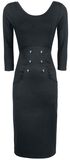 Rockabilly Dress, Black Premium by EMP, Robe mi-longue