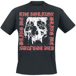 Metal Logo Skull, Bring Me The Horizon, T-Shirt Manches courtes