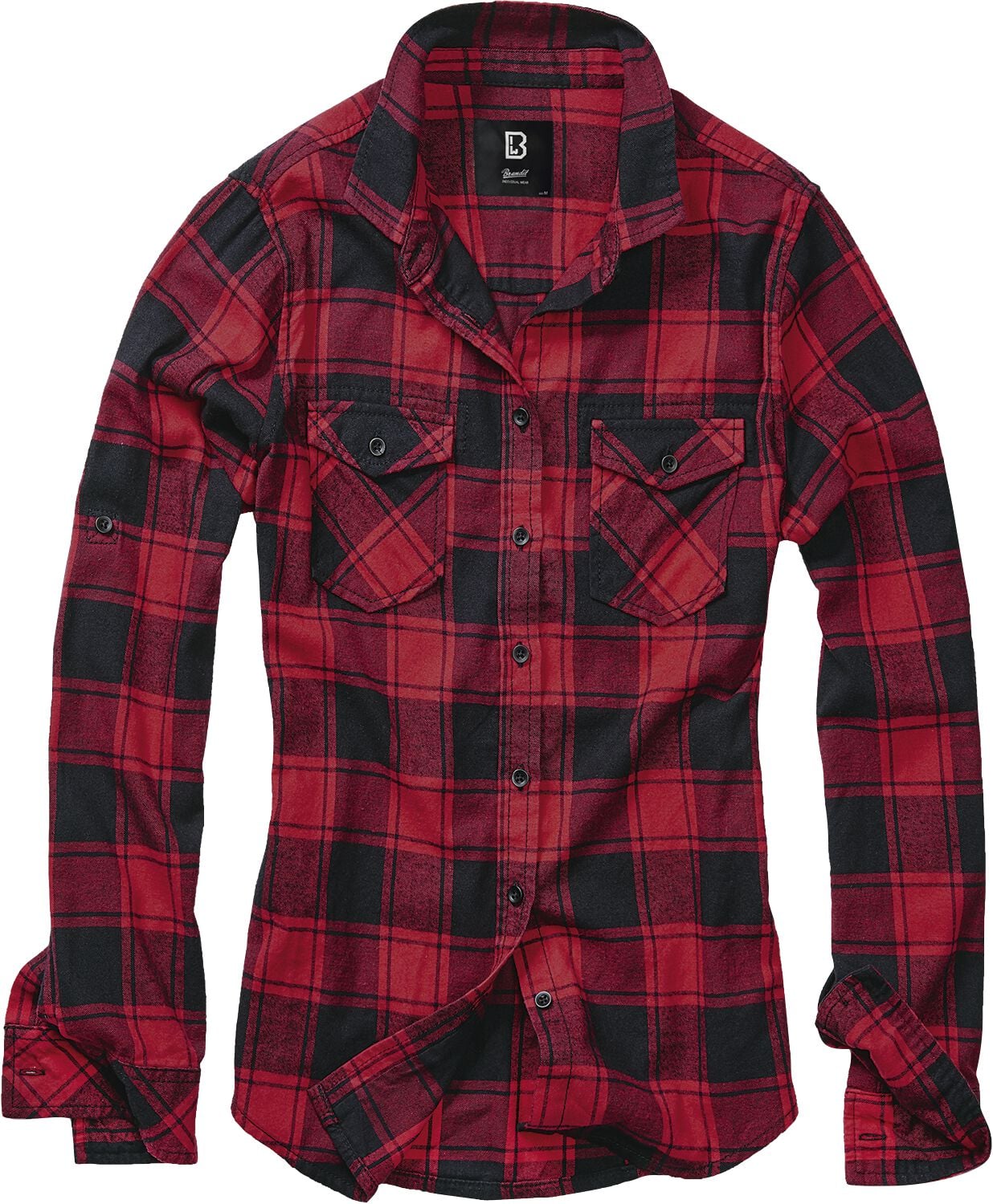 Chemise à Carreaux Brandit En Flanelle De Coton - Manches Courtes, Tailles S à 7XL, Neuve Avec étiquettes, Style Bûcheron