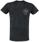 Allover Print Shirt, Rock Rebel by EMP, T-Shirt Manches courtes