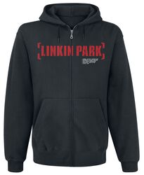 Meteora Rouge, Linkin Park, Sweat-shirt zippé à capuche