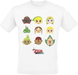 Wind Waker faces, The Legend Of Zelda, T-Shirt Manches courtes