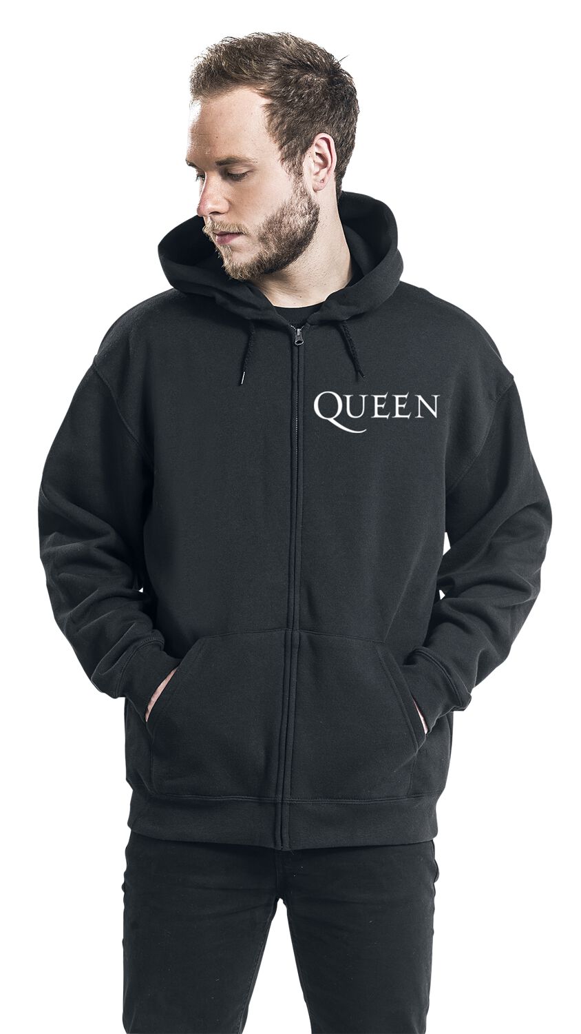 Blason Vintage Queen Sweatshirt zippé à capuche EMP