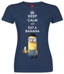 Keep Calm And Eat A Banana, Les Minions, T-Shirt Manches courtes