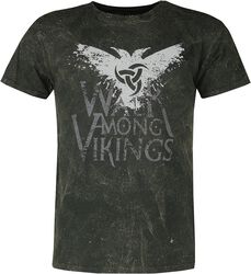 Vikings - Valhalla crow, Vikings, T-Shirt Manches courtes