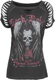 Winged Skull Slash Shirt, Rock Rebel by EMP, T-Shirt Manches courtes