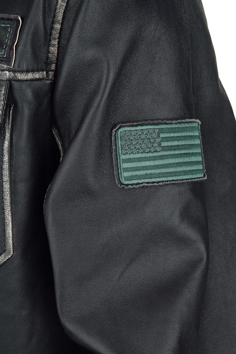 Suicide Squad Rick Flag Suicide Squad Veste en cuir EMP