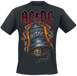 Hells Bells Flames, AC/DC, T-Shirt Manches courtes