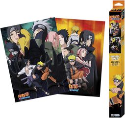 Naruto Shippuden - Ninjas - Lot De 2 Posters Design Chibi