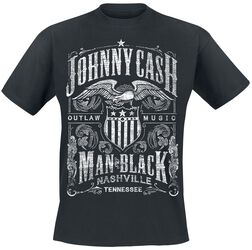 Outlaw Music, Johnny Cash, T-Shirt Manches courtes
