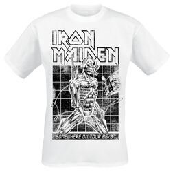 Sit Tour 86/87, Iron Maiden, T-Shirt Manches courtes