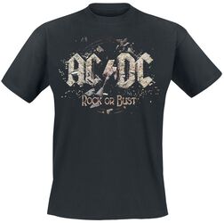 Rock Or Bust, AC/DC, T-Shirt Manches courtes