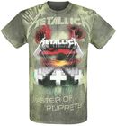 Master Of Puppets - Allover, Metallica, T-Shirt Manches courtes