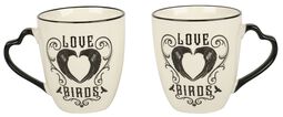 Love Birds, Alchemy England, Lot de Mugs