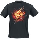 The Flash - Logo, Justice League, T-Shirt Manches courtes