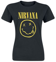 Smiley Logo, Nirvana, T-Shirt Manches courtes