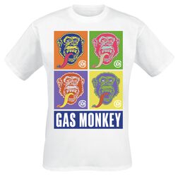 Warhol style, Gas Monkey Garage, T-Shirt Manches courtes