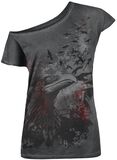 Crow, Black Premium by EMP, T-Shirt Manches courtes