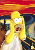 Scream, Les Simpson, Poster