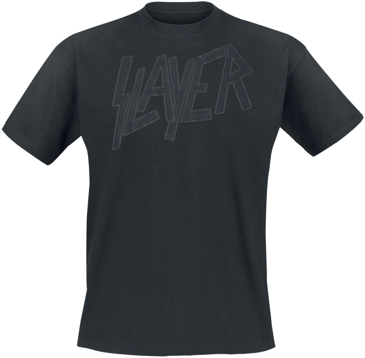 Black On Black Logo Slayer TShirt Manches courtes EMP