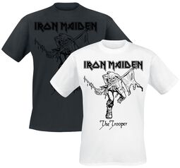 Trooper - Doppelpack, Iron Maiden, T-Shirt Manches courtes