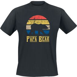Papa Bear, Family & Friends, T-Shirt Manches courtes