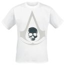 IV - Black Flag Logo, Assassin's Creed, T-Shirt Manches courtes