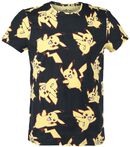 Pikachu - Allover, Pokemon, T-Shirt Manches courtes