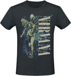 Vertical Logo, Nirvana, T-Shirt Manches courtes
