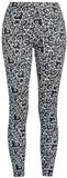 Leggings with Playful Barbed Wire Print, Full Volume by EMP, Legging