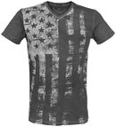 Stars & Stripes, Rock Rebel by EMP, T-Shirt Manches courtes